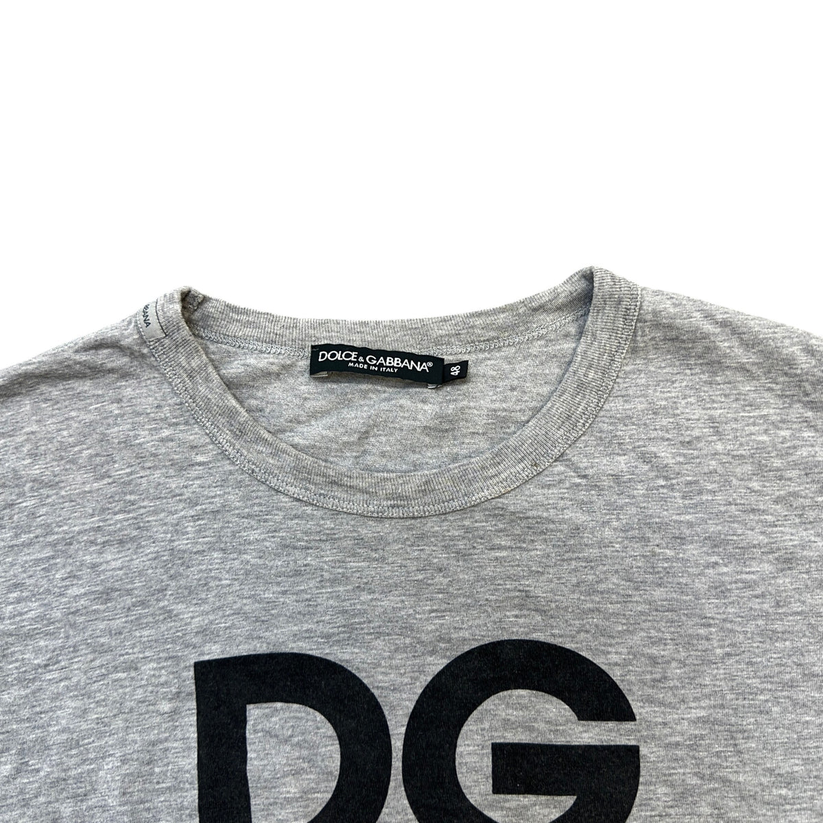 Men's Logo Print T-Shirt Grey Size M - Photo 3