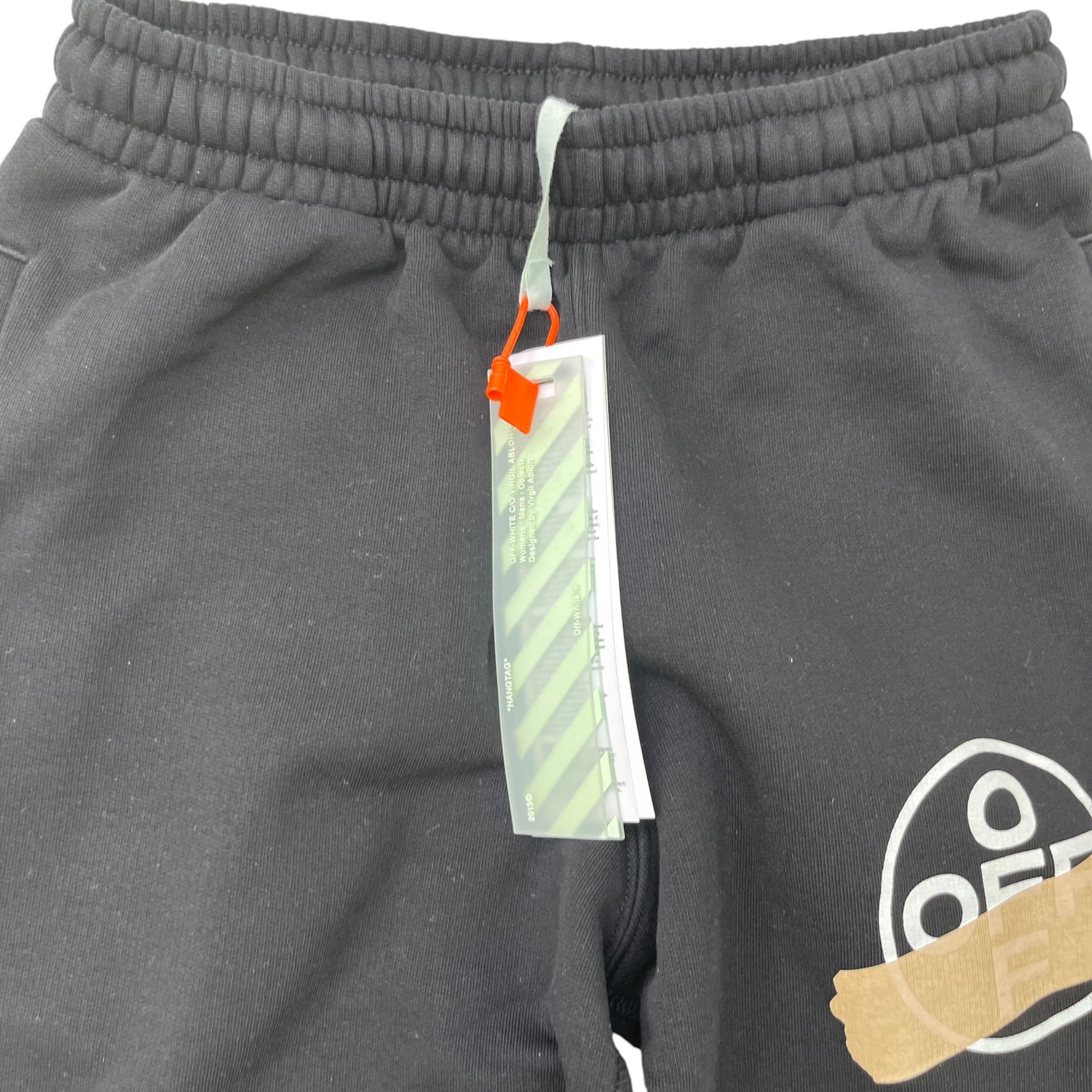 Men's Tape Arrows Logo Joggers Black Size S / W30 - Photo 7