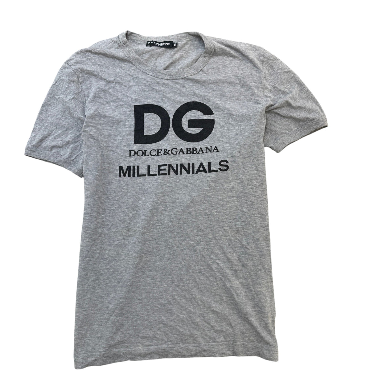 Men's Logo Print T-Shirt Grey Size M - Photo 1