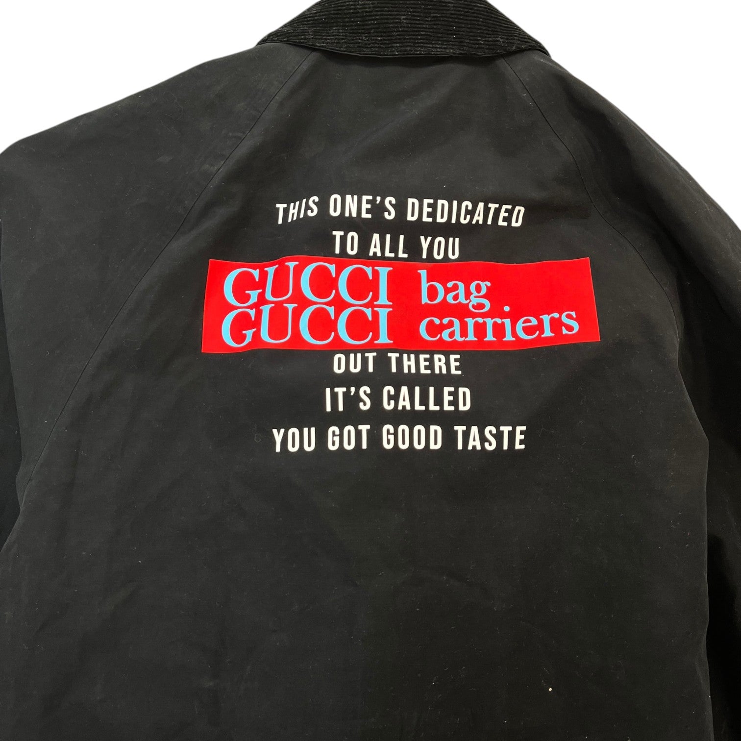 Men's "You Got Good Taste" Trench Jacket Black Size IT 48 / M - Photo 6