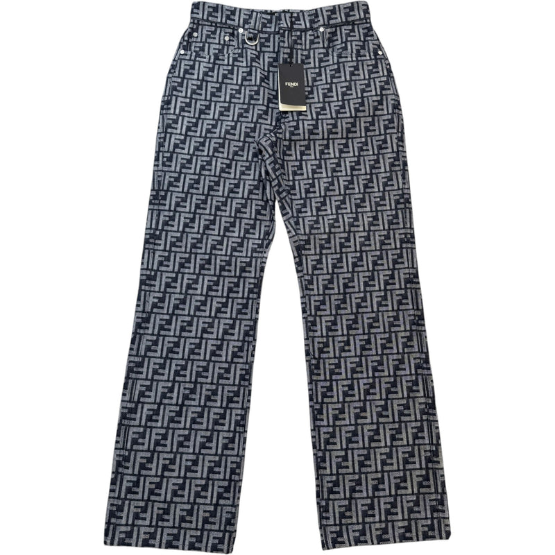 Men's Zucca FF Straight Leg Jeans Navy Size M / W32