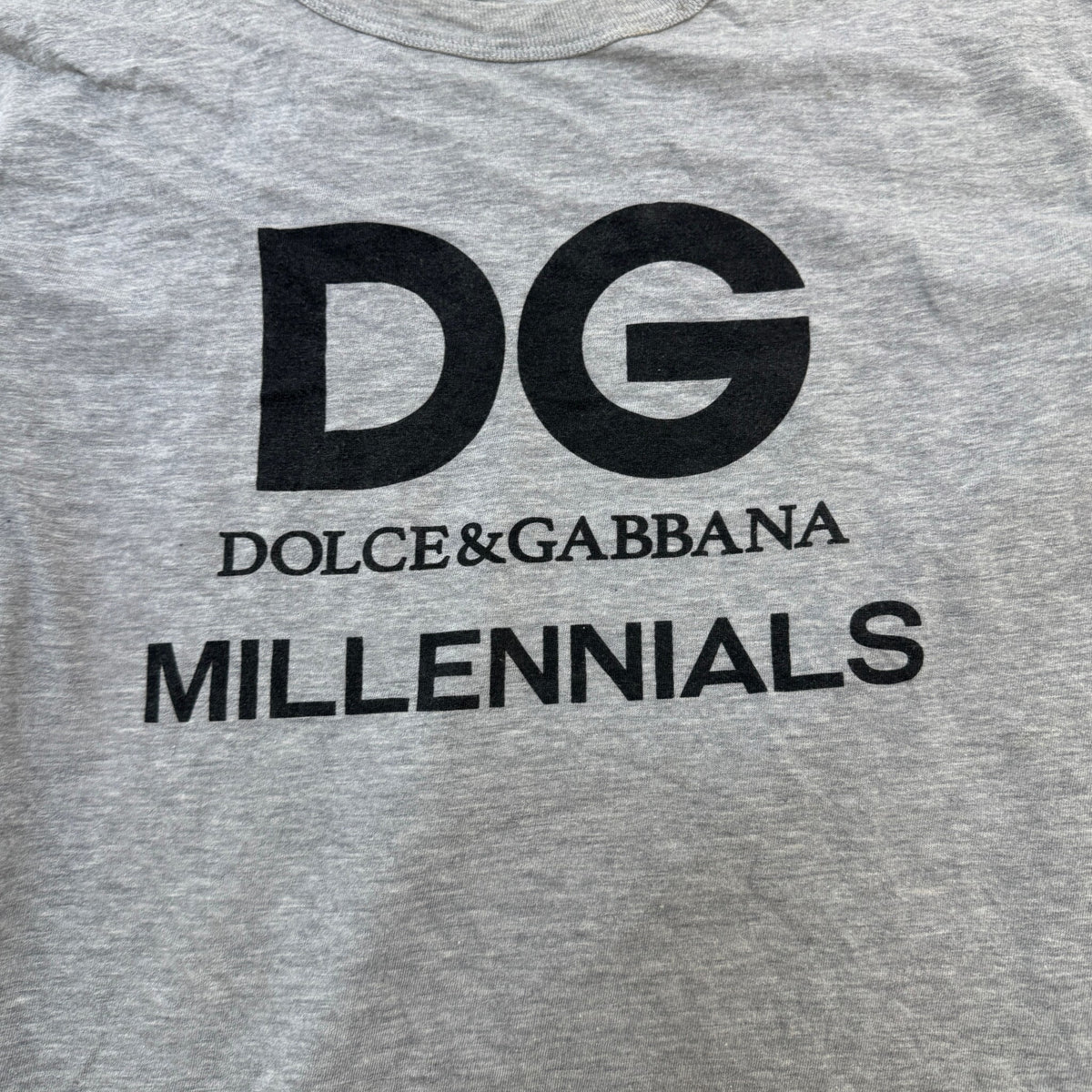 Men's Logo Print T-Shirt Grey Size M - Photo 6