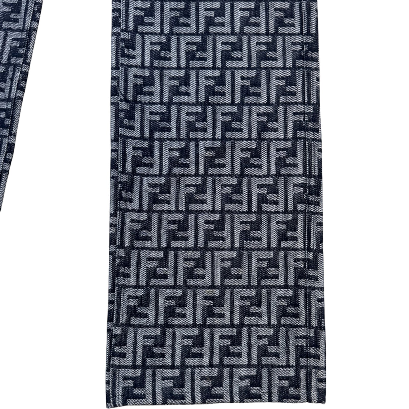 Men's Zucca FF Straight Leg Jeans Navy Size M / W32 - Photo 4
