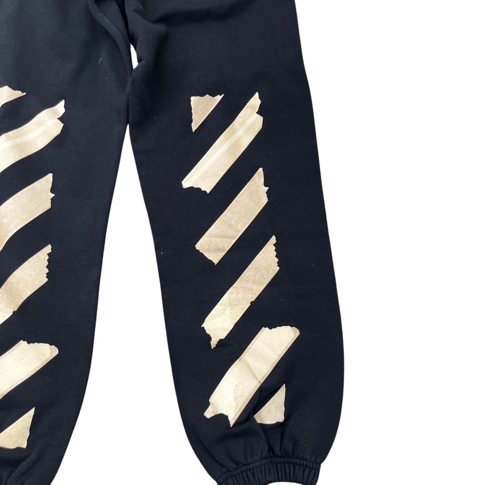 Men's Tape Arrows Logo Joggers Black Size S / W30 - Photo 5