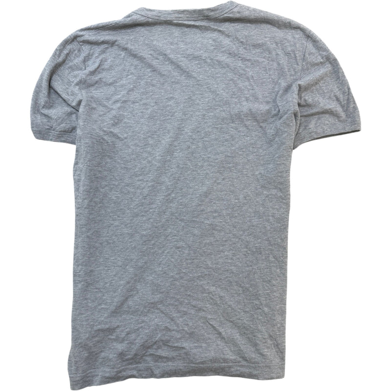 Men's Logo Print T-Shirt Grey Size M