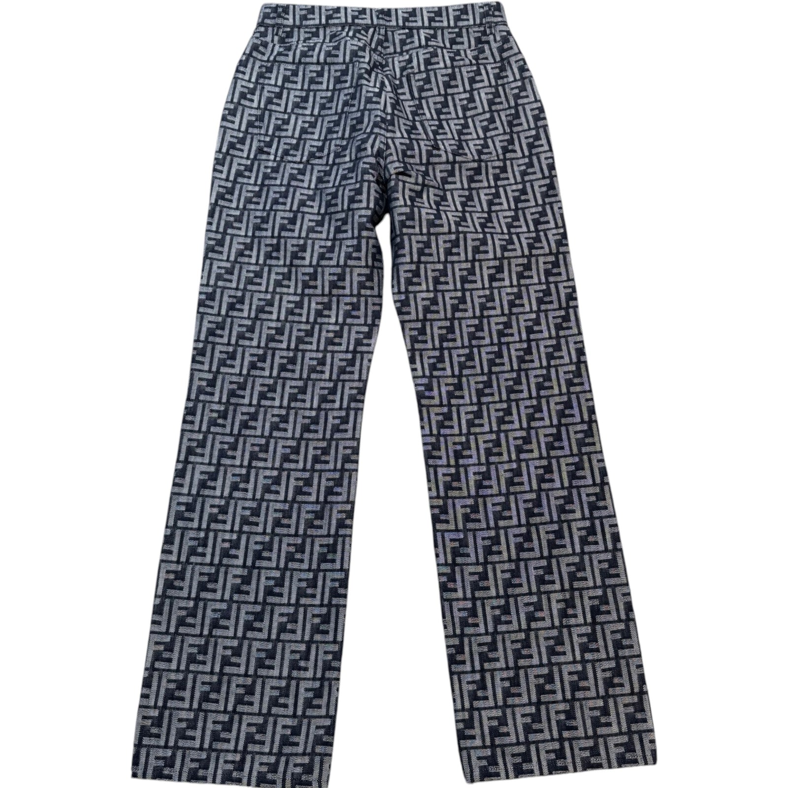 Men's Zucca FF Straight Leg Jeans Navy Size M / W32 - Photo 2