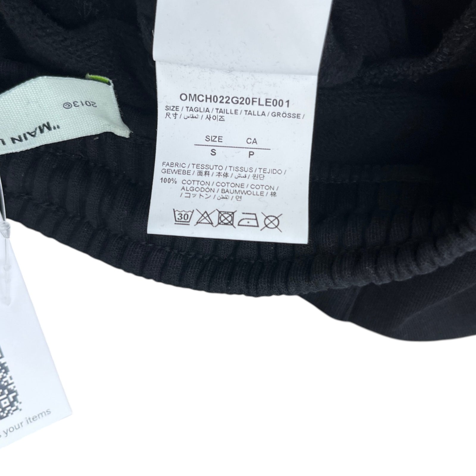 Men's Tape Arrows Logo Joggers Black Size S / W30 - Photo 10