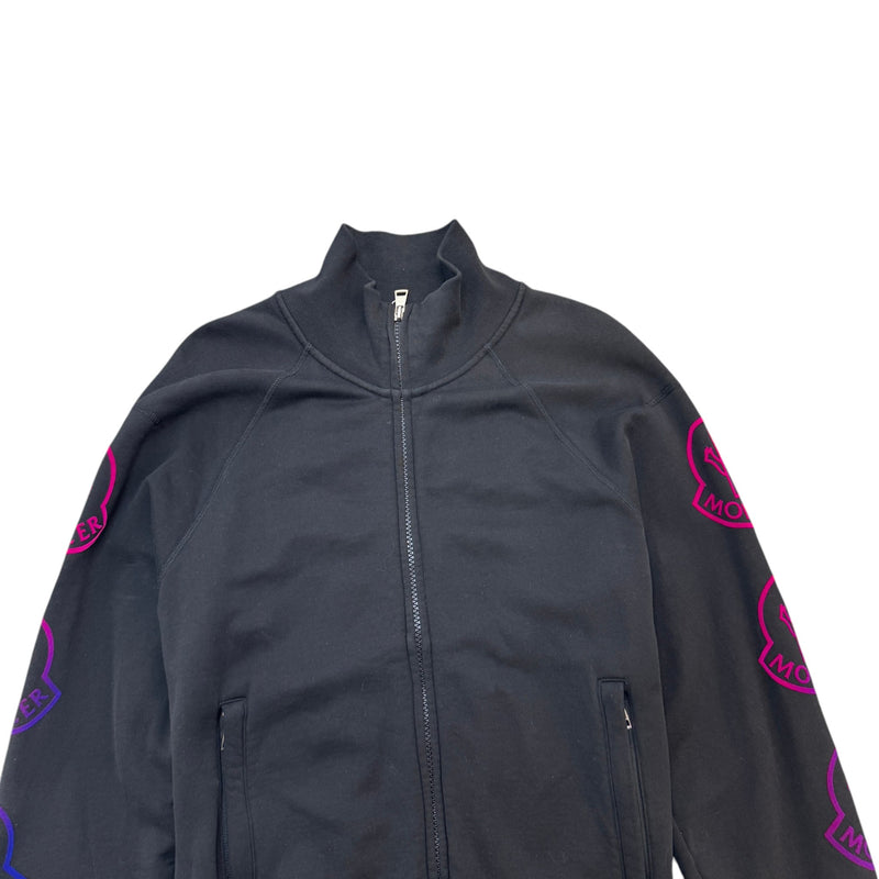 Men's Maglia Cardigan Track Jacket Black Size M