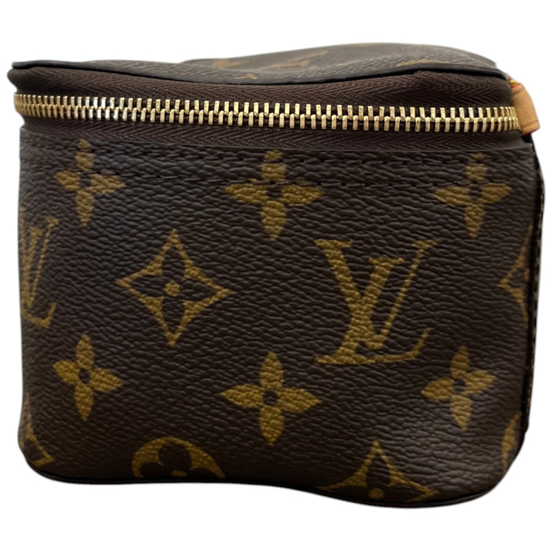 Women's Monogram Cosmetic Pouch Pm Bag Brown