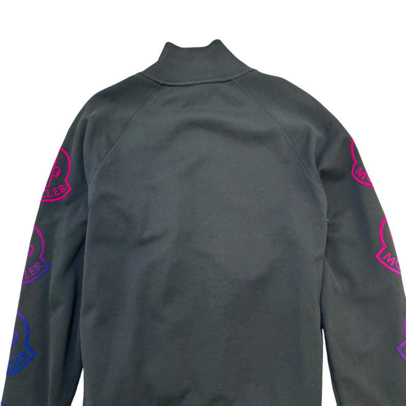 Men's Maglia Cardigan Track Jacket Black Size M