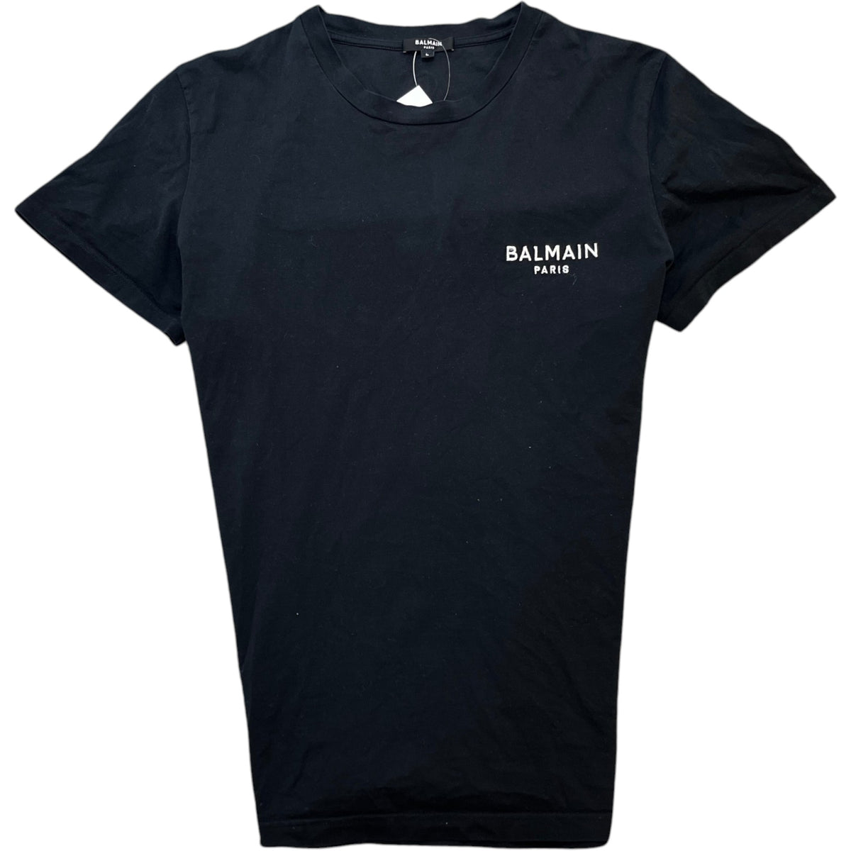 Men's Embroidered Logo T-Shirt Black Size L - Photo 1