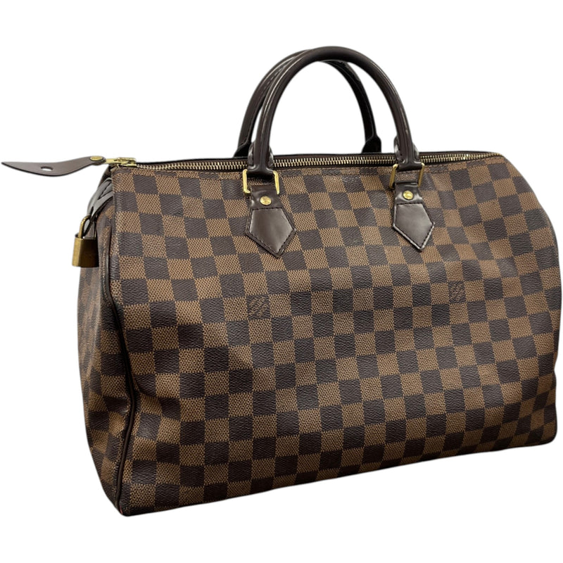 Women's Damier Ebène Speedy 30 Bag Brown