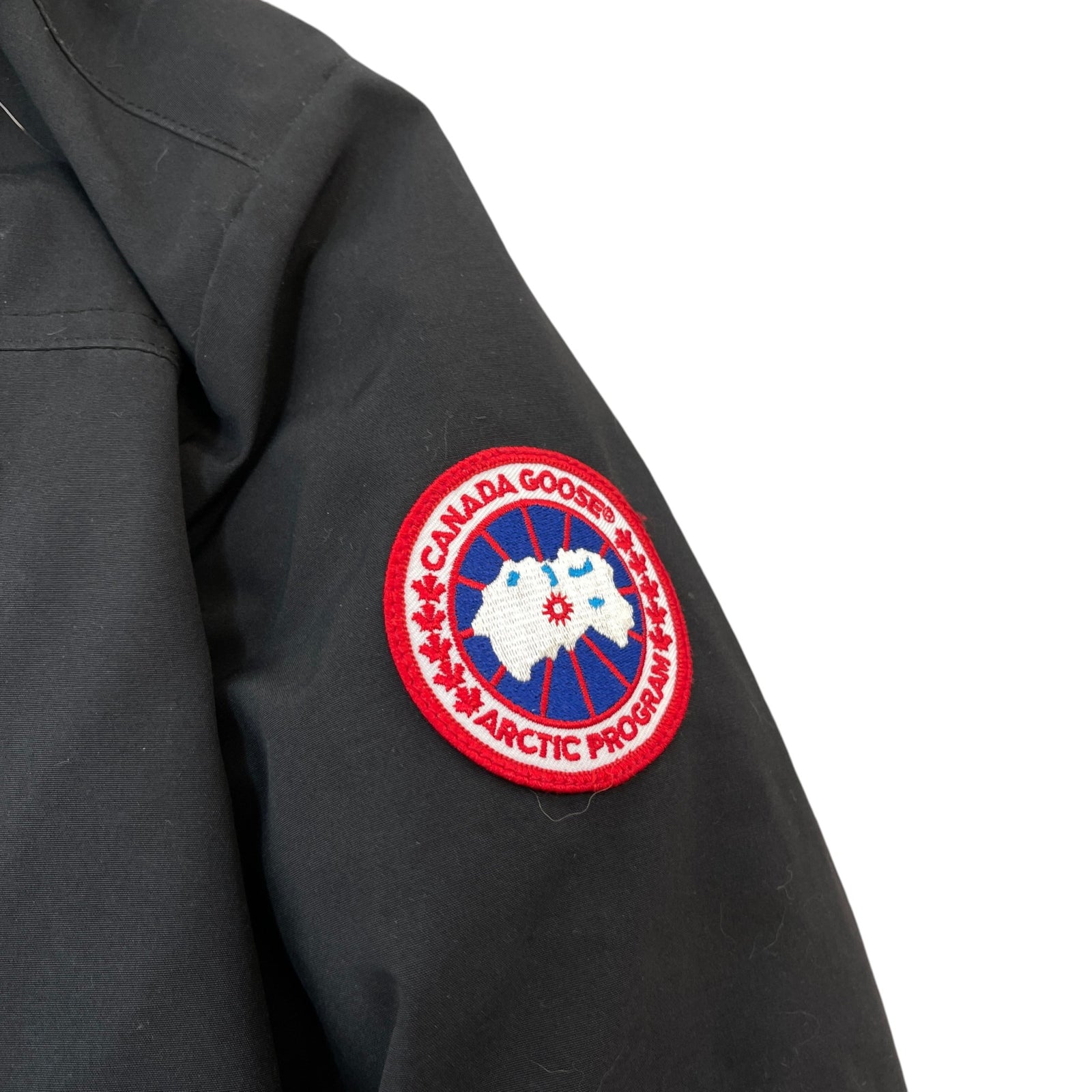 Men's Borden Bomber Down Jacket Black Size S - Photo 5