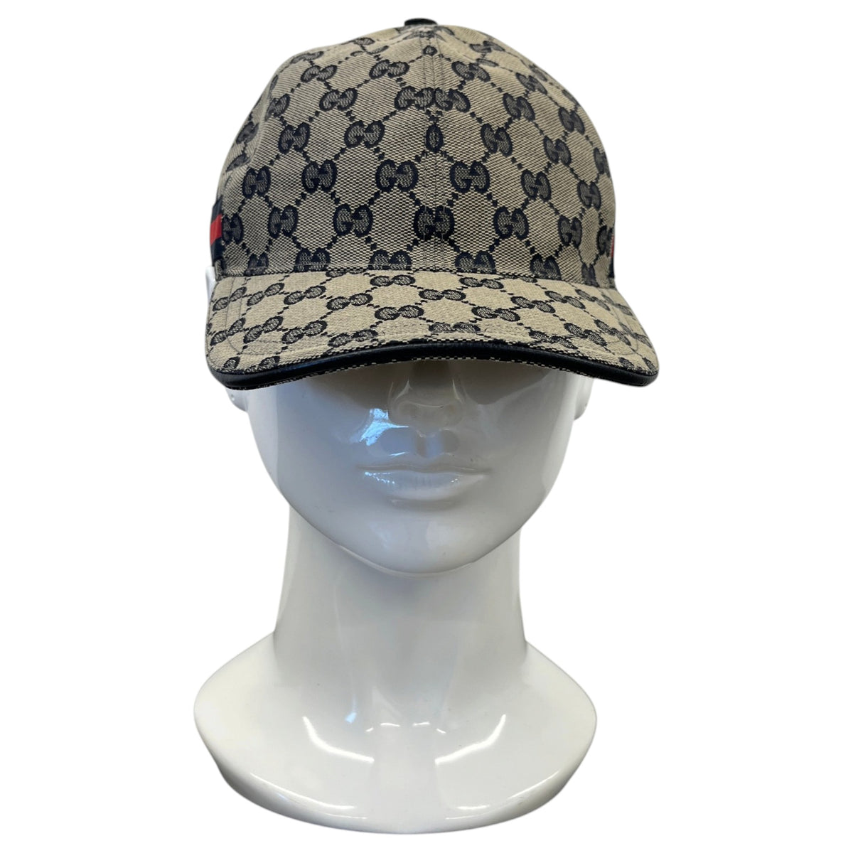 Men's GG Supreme Web Cap Beige Size M - Photo 2