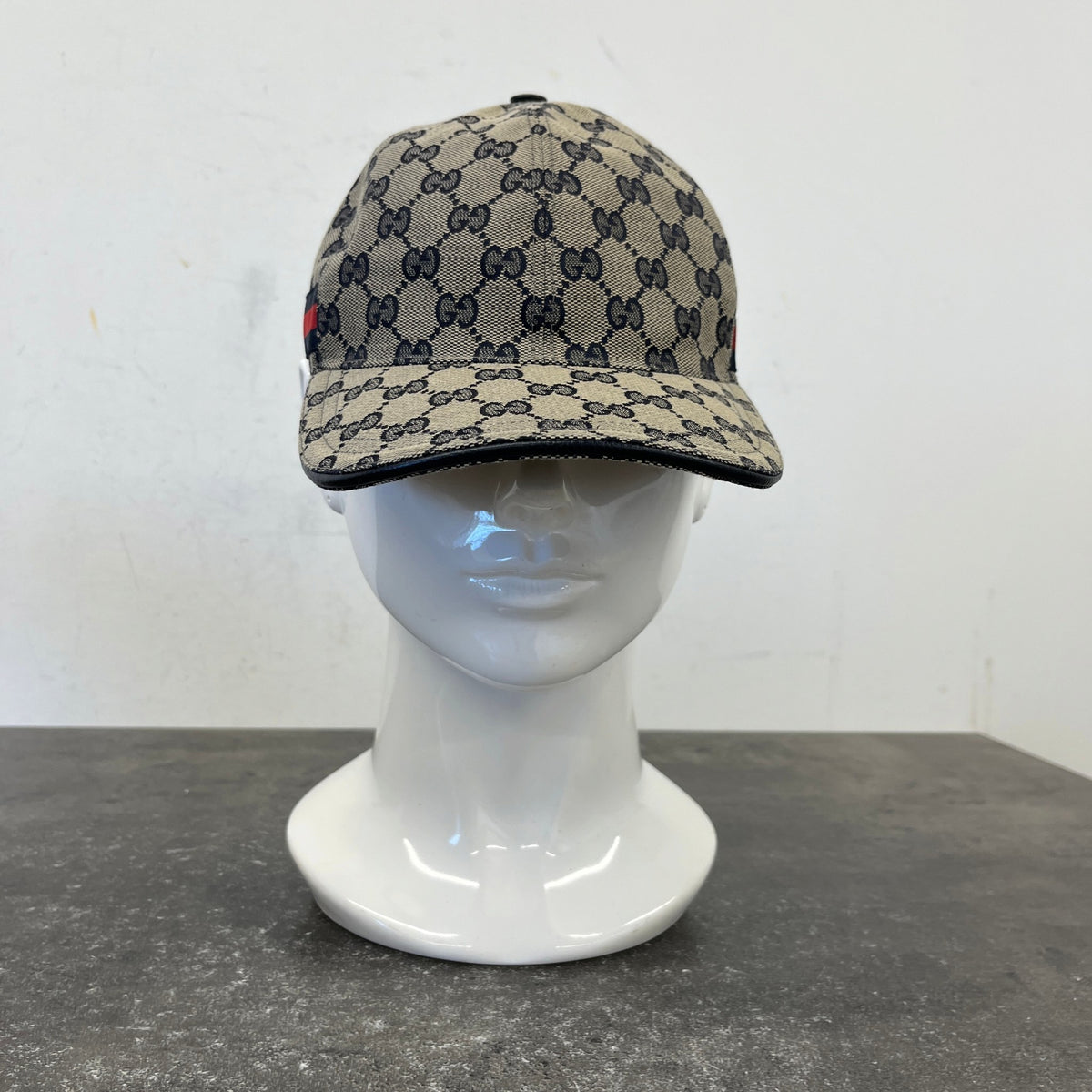 Men's GG Supreme Web Cap Beige Size M - Photo 12