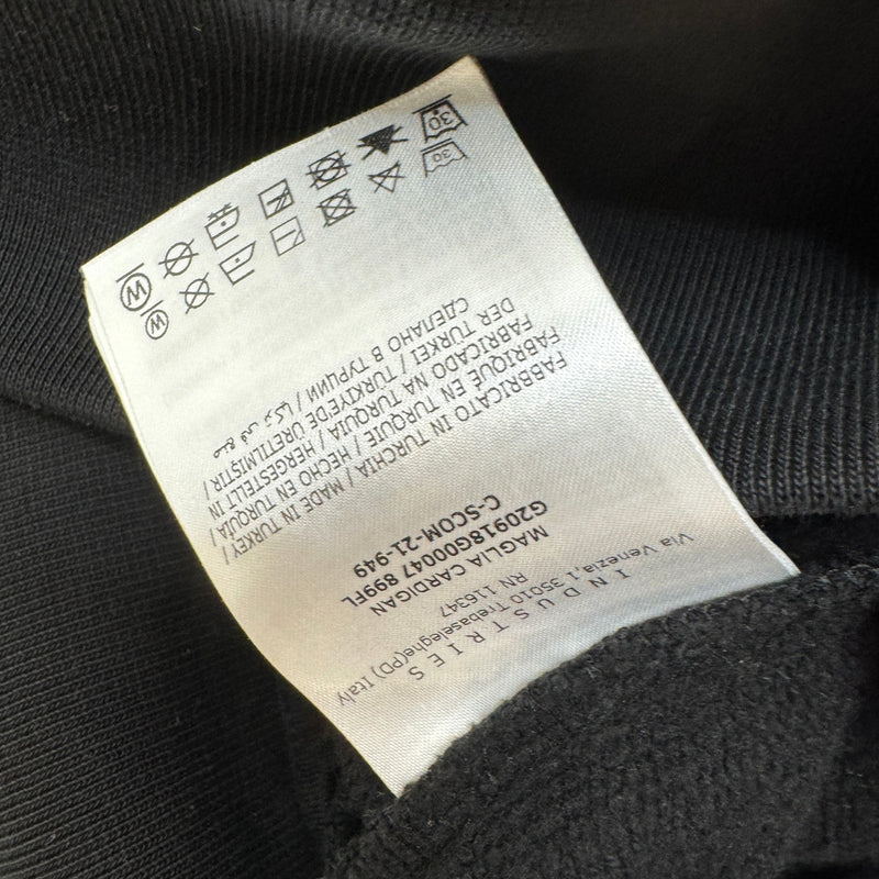 Men's Maglia Cardigan Track Jacket Black Size M