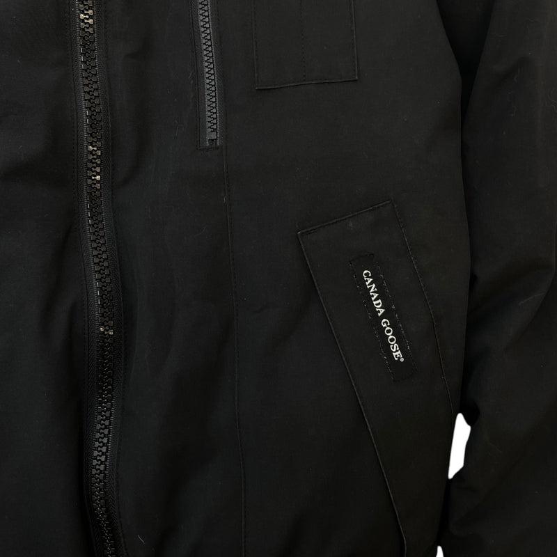 Men's Borden Bomber Down Jacket Black Size S