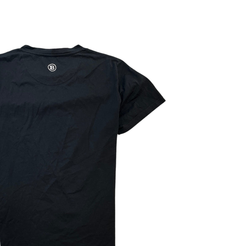 Men's Embroidered Logo T-Shirt Black Size L