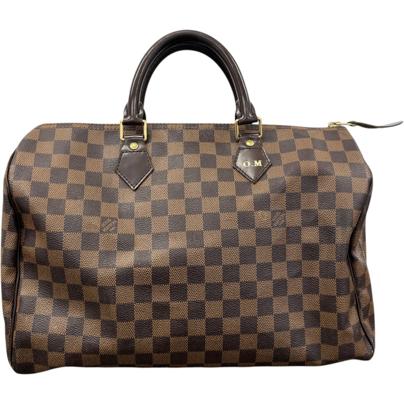 Women's Damier Ebène Speedy 30 Bag Brown