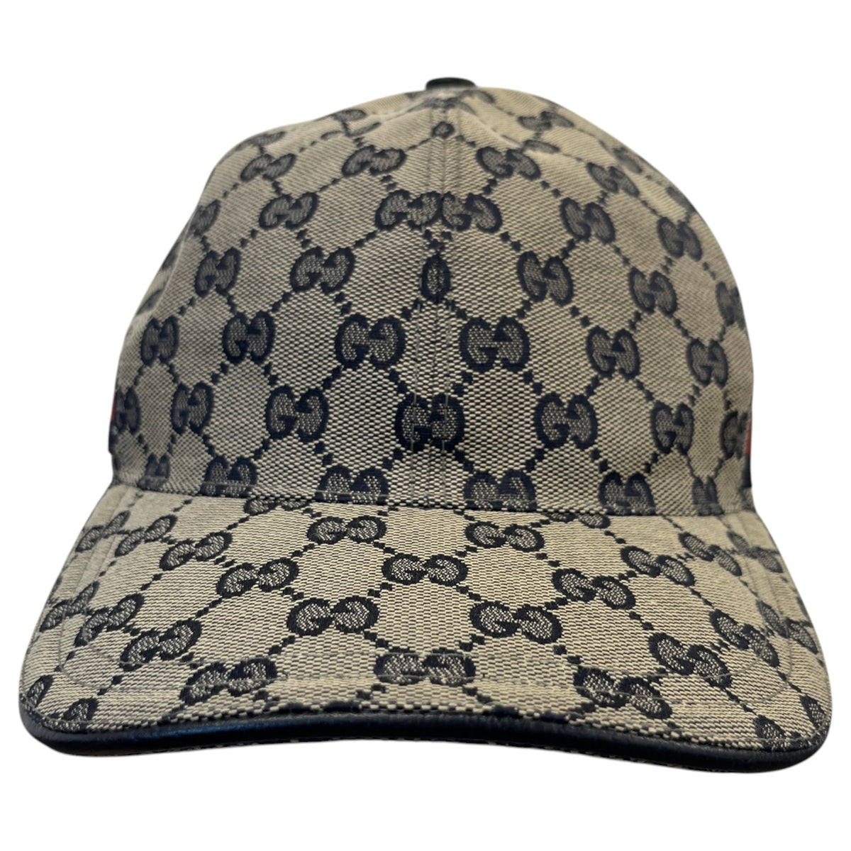 Men's GG Supreme Web Cap Beige Size M - Photo 1