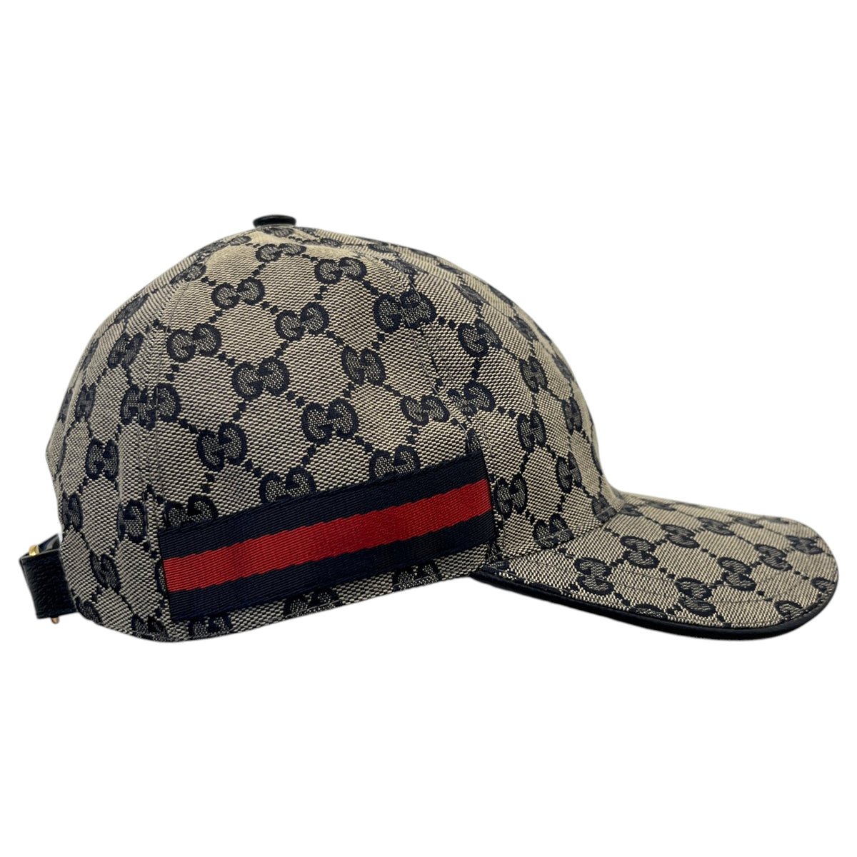 Men's GG Supreme Web Cap Beige Size M - Photo 5