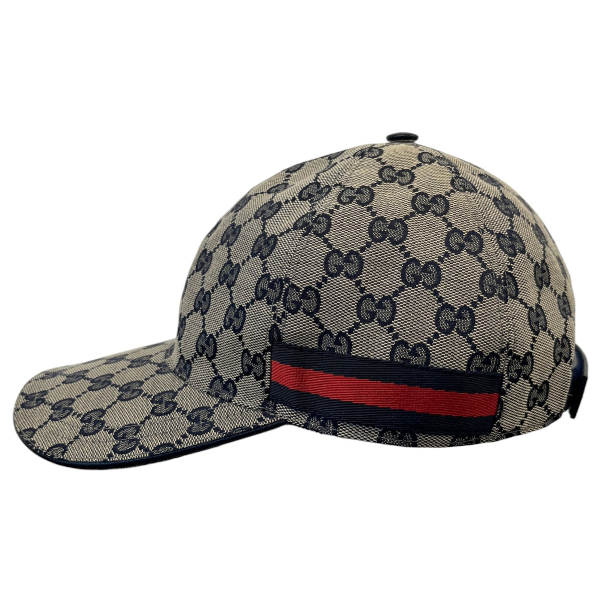 Men's GG Supreme Web Cap Beige Size M - Photo 6