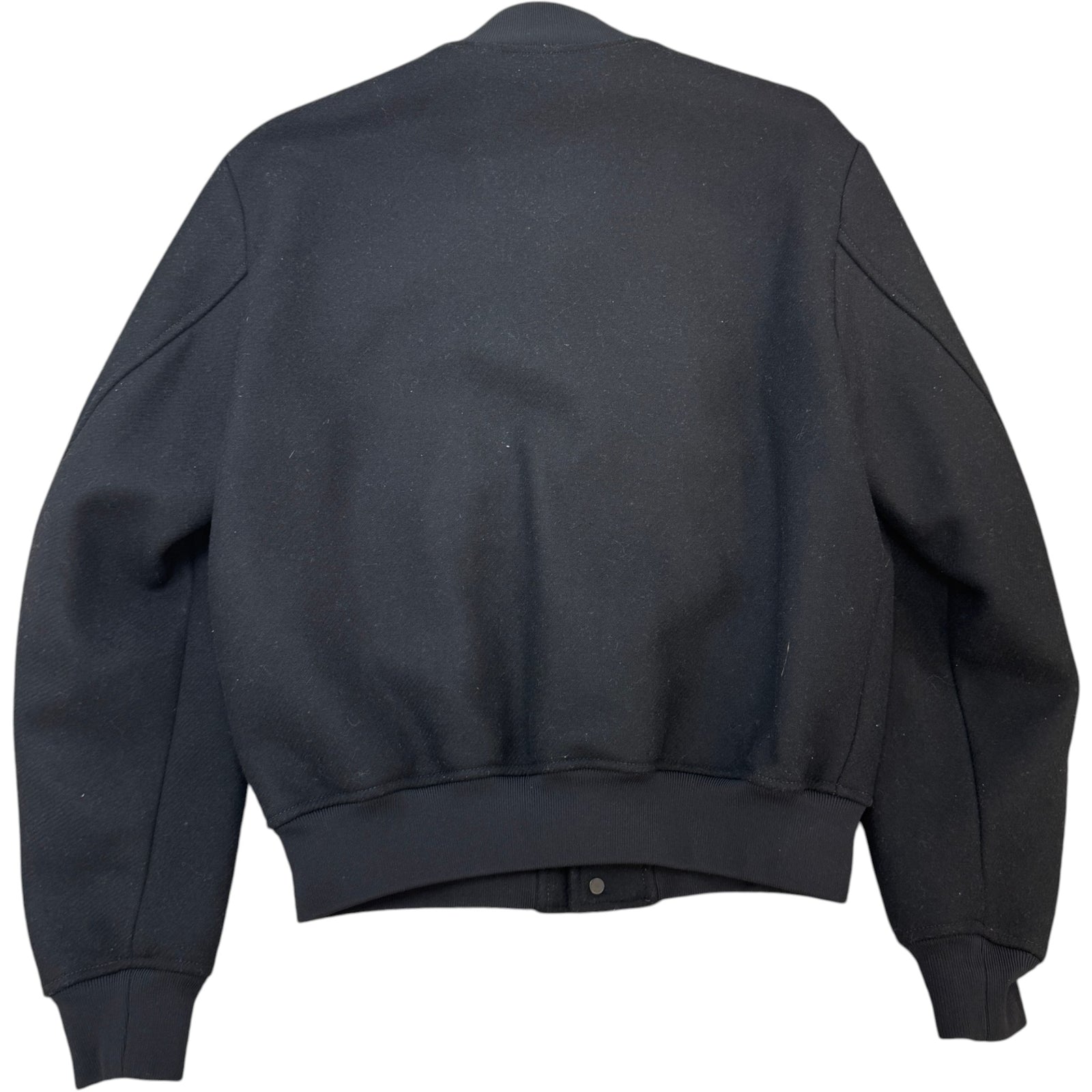 Men's logo patch varsity Jacket Black Size XS - Photo 2