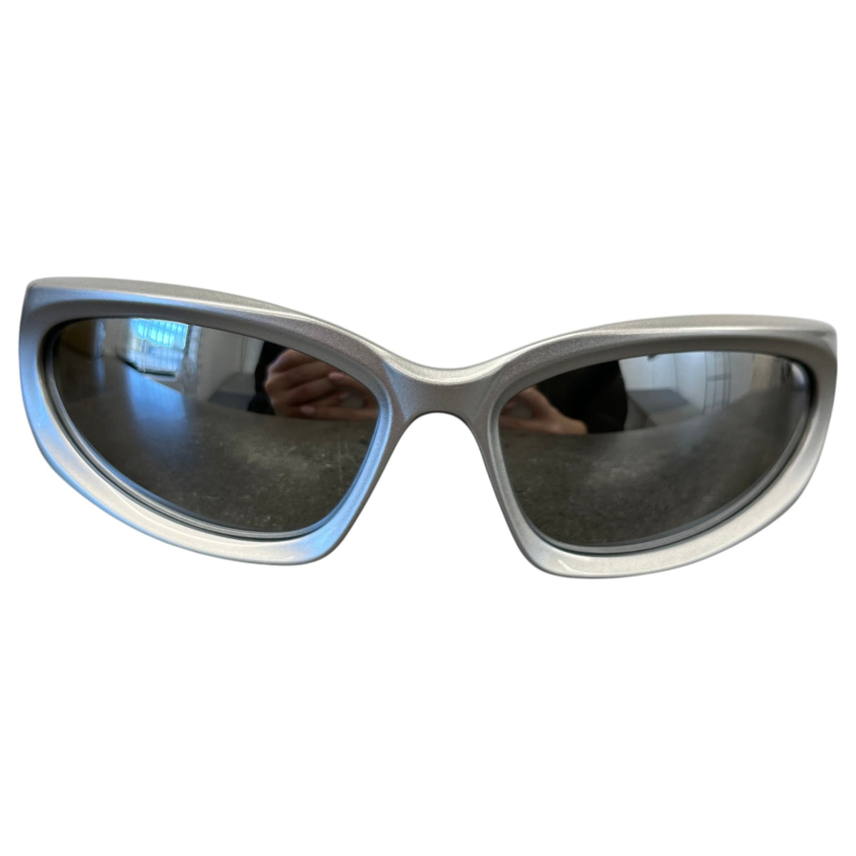 Women's Swift Oval BB0157S Sunglasses Silver - Photo 1