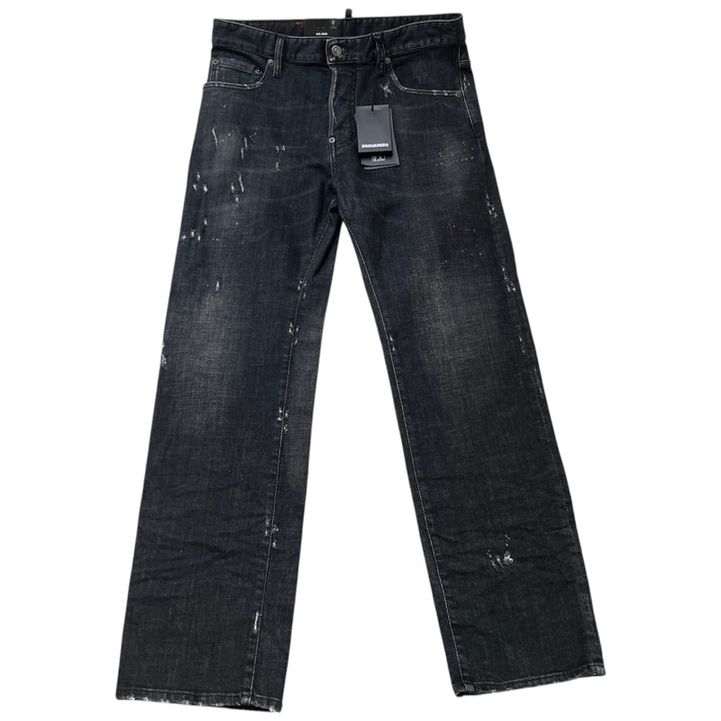 Men's Distressed Jeans Black Size S / W30