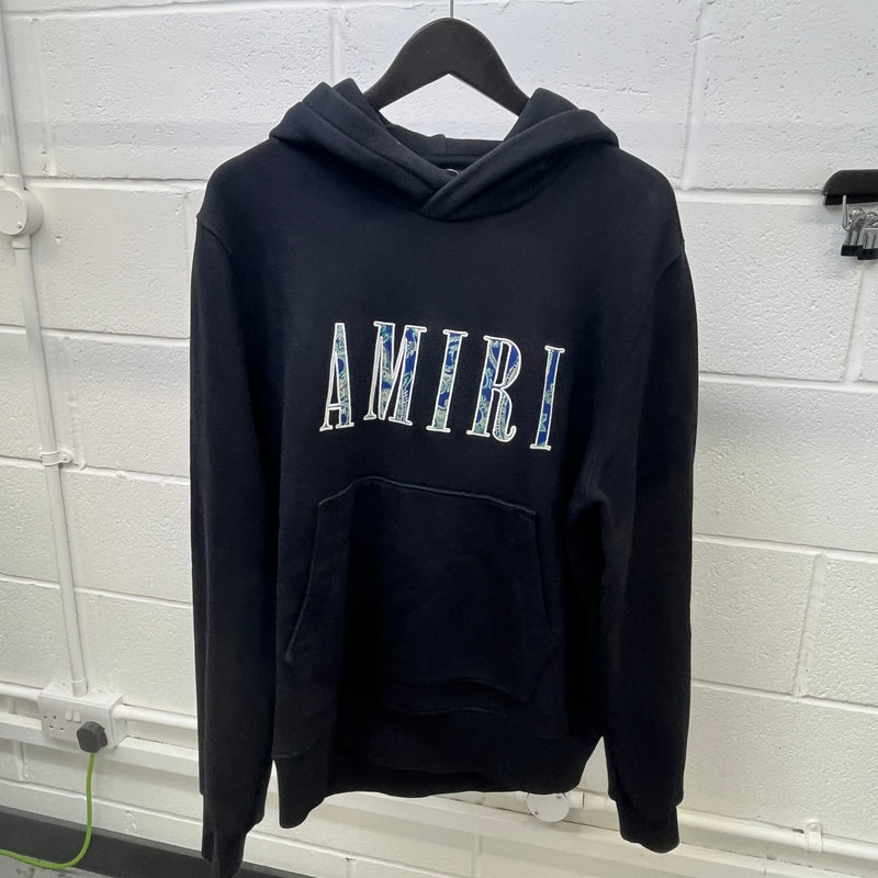 Men's Core Paisley Hoodie Black Size S