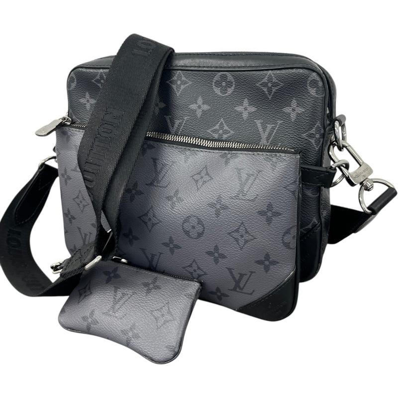 Men's Monogram Eclipse Trio Messenger Bag Charcoal