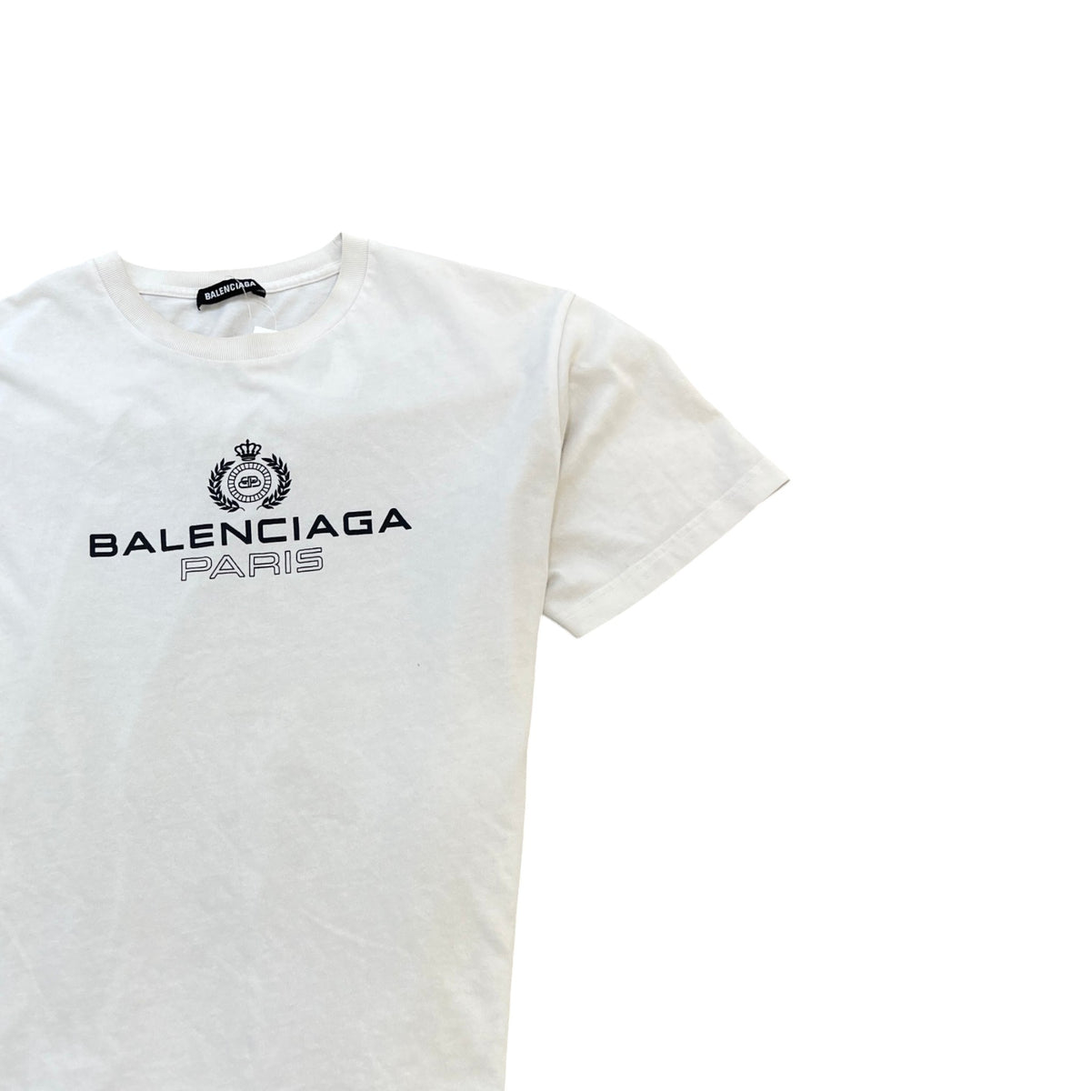 Men's Logo Print T-Shirt White Size L - Photo 3