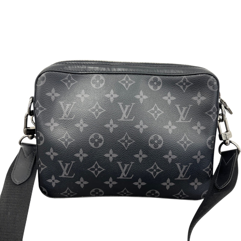 Men's Monogram Eclipse Trio Messenger Bag Charcoal