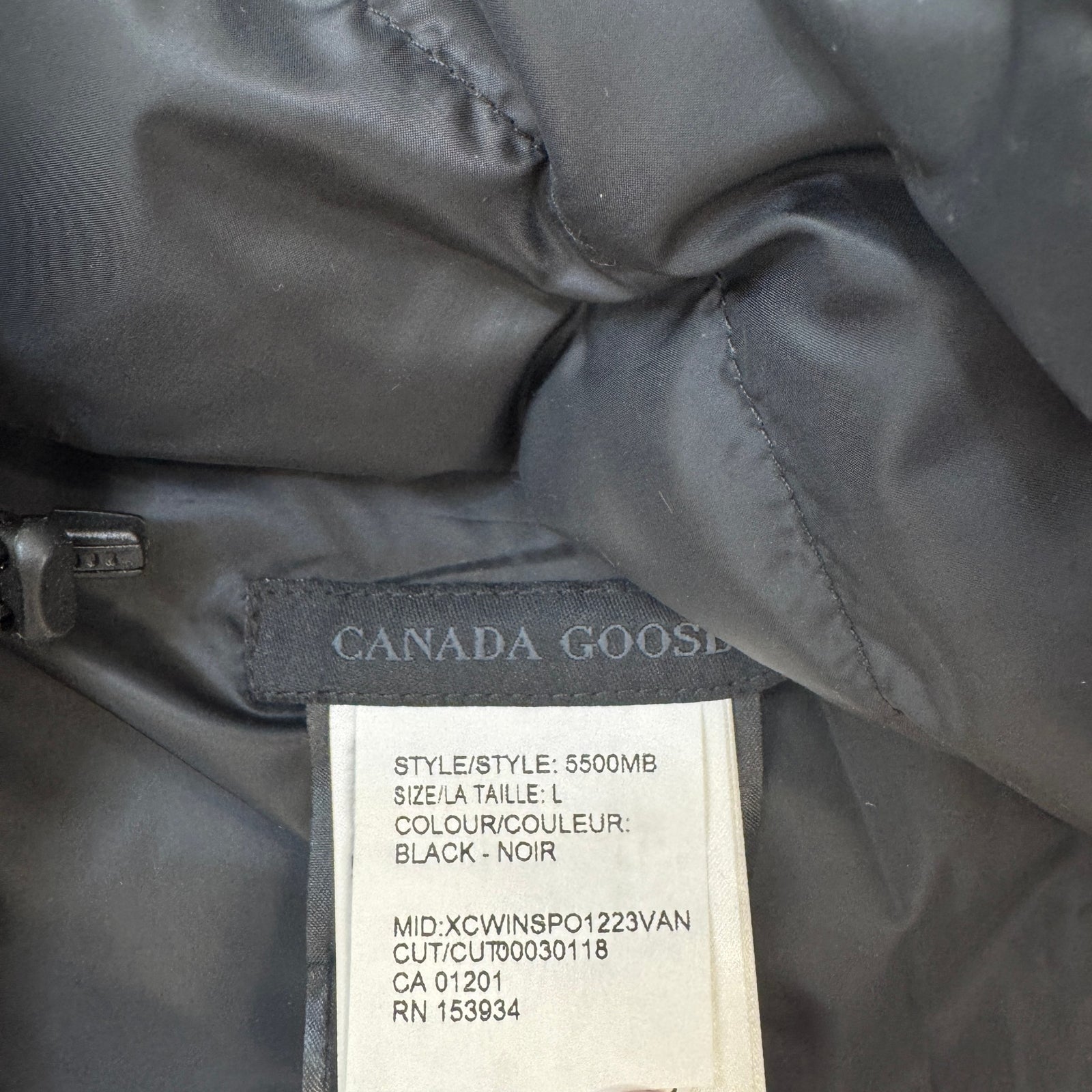 Men's Brookvale Down Jacket Black Size L - Photo 5