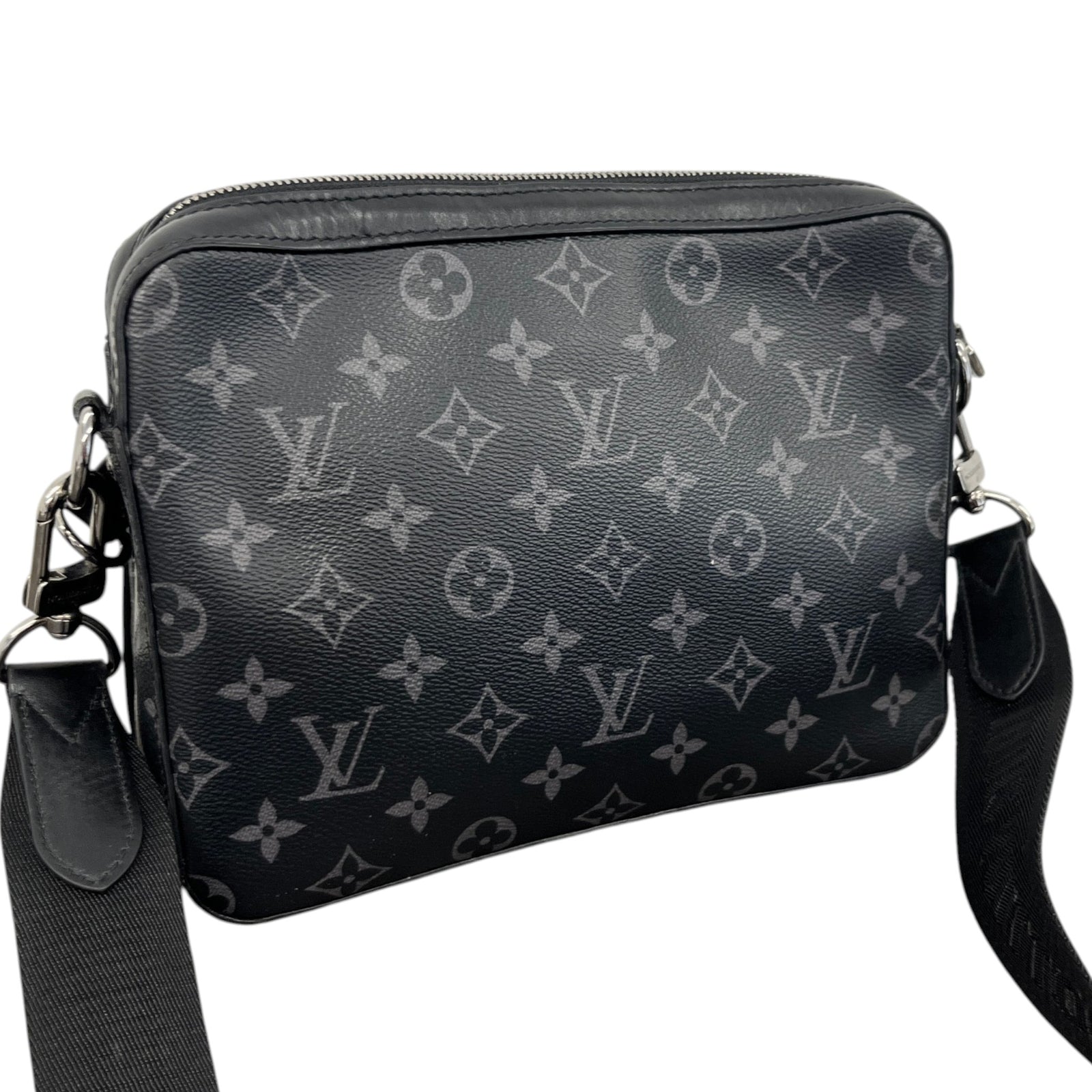 Men's Monogram Eclipse Trio Messenger Bag Charcoal - Photo 8