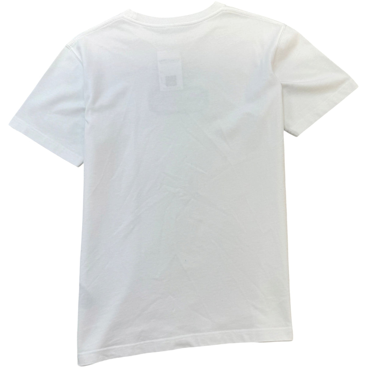 Men's Embroidered Logo T-Shirt White Size S - Photo 2