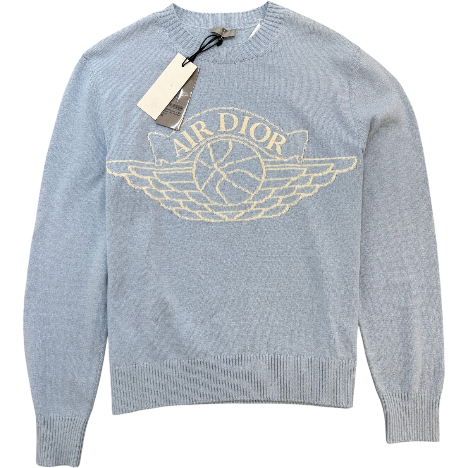 Men's x Air Jordan Wings Crewneck Jumper Blue Size M - Photo 1