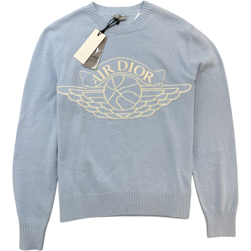 Men's x Air Jordan Wings Crewneck Jumper Blue Size M