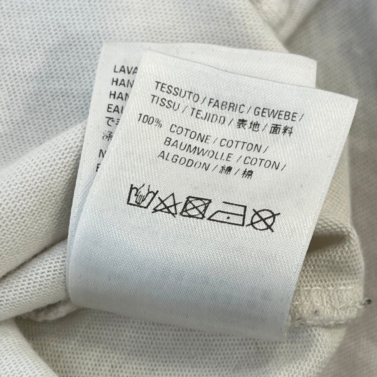 Men's Logo Print T-Shirt White Size L - Photo 8