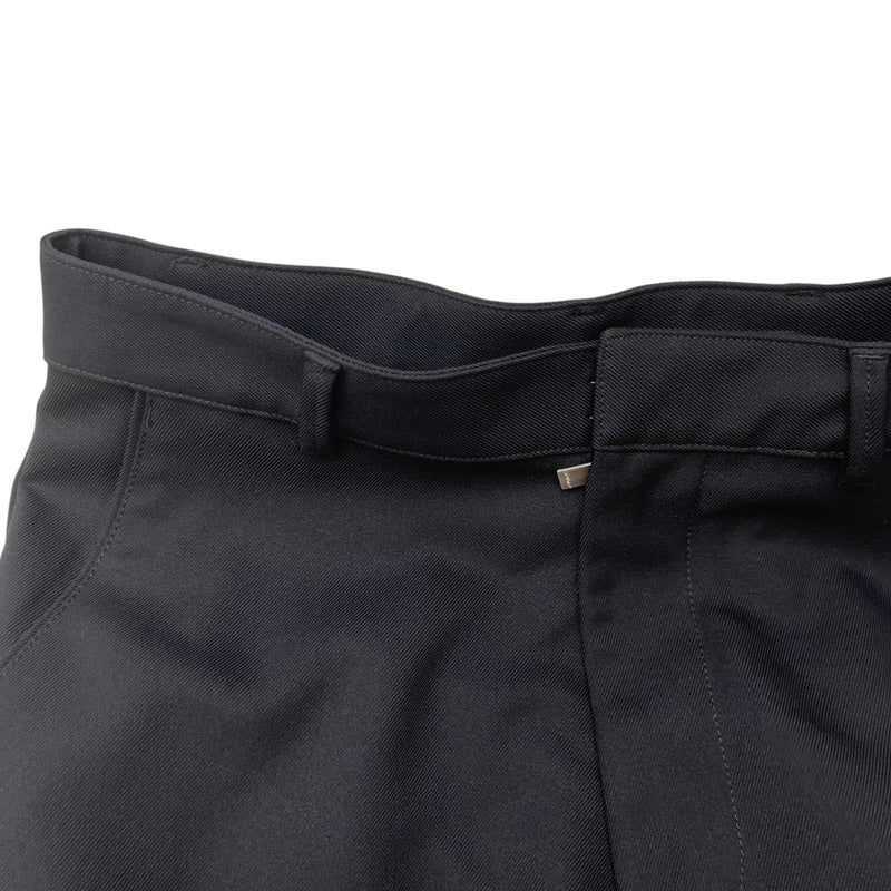 Men's Embroidered Logo Cargos Black Size XL / W36