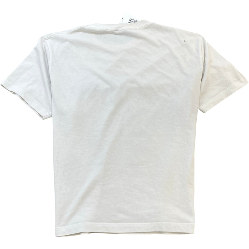 Men's Logo Print T-Shirt White Size L