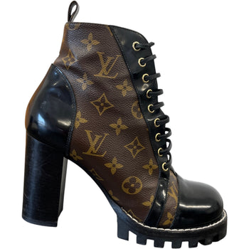 Women's Monogram Star Trail Ankle Boots Brown Size EU 40 / UK 7