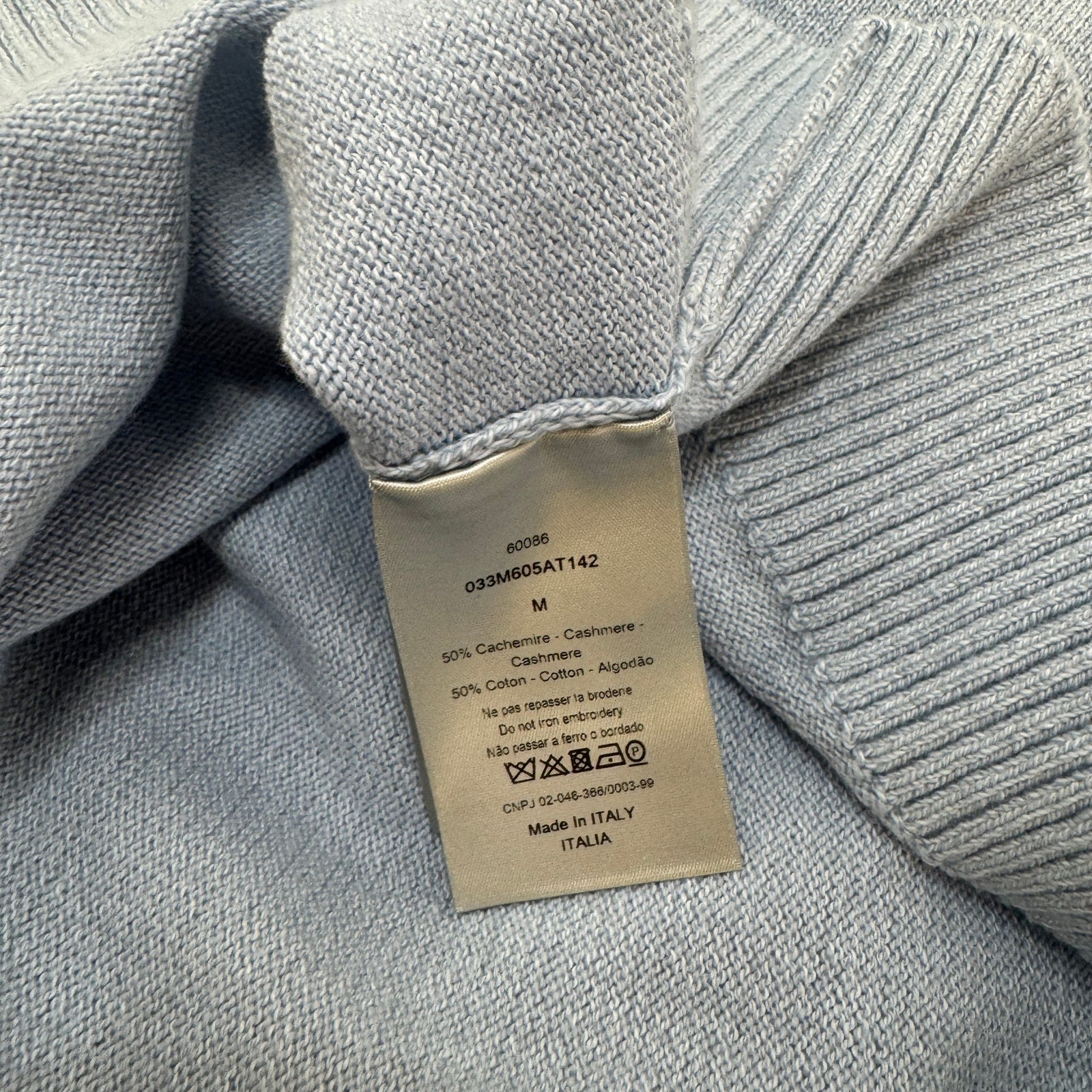 Men's x Air Jordan Wings Crewneck Jumper Blue Size M - Photo 5