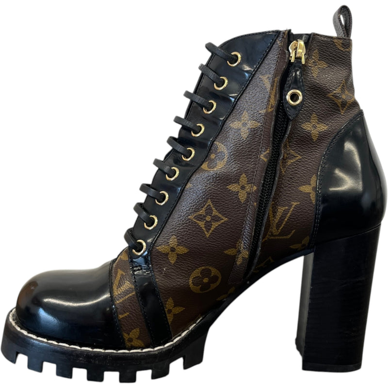 Women's Monogram Star Trail Ankle Boots Brown Size EU 40 / UK 7