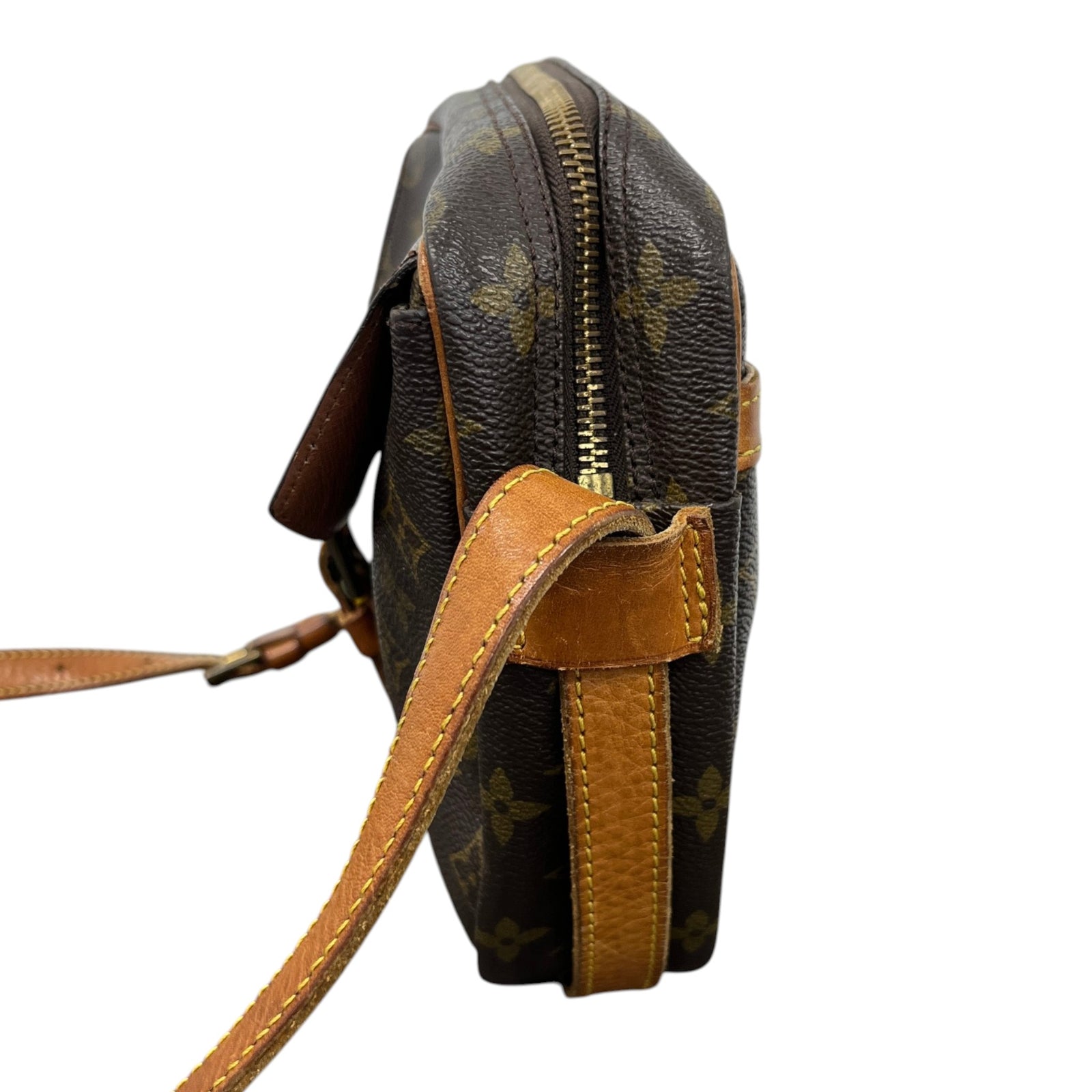 Women's Vintage Monogram Jeune Fille Mm Messenger Bag Brown - Photo 6