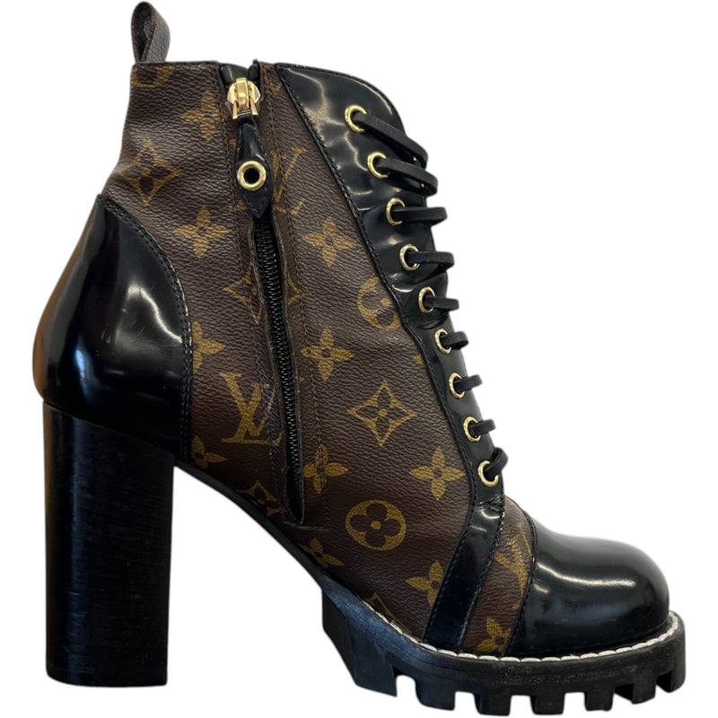Women's Monogram Star Trail Ankle Boots Brown Size EU 40 / UK 7
