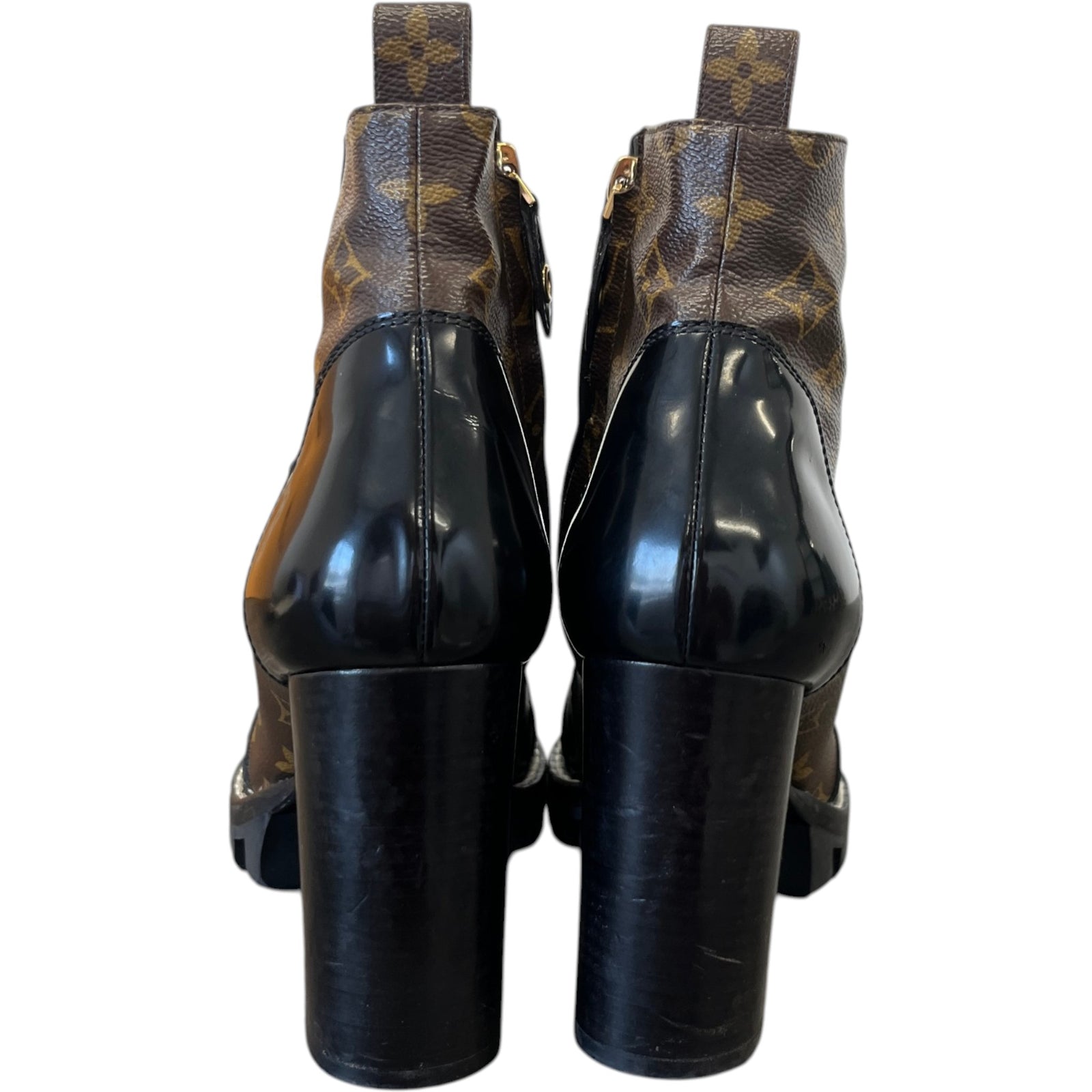 Women's Monogram Star Trail Ankle Boots Brown Size EU 40 / UK 7 - Photo 7