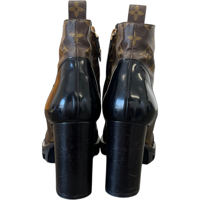 Women's Monogram Star Trail Ankle Boots Brown Size EU 40 / UK 7