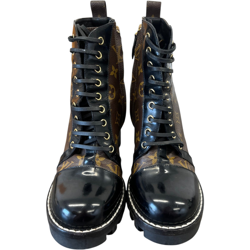 Women's Monogram Star Trail Ankle Boots Brown Size EU 40 / UK 7