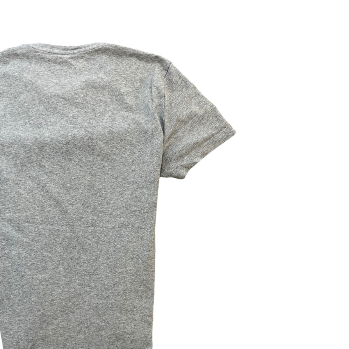 Men's Triple Logo Patch T-Shirt Grey Size M - Photo 4